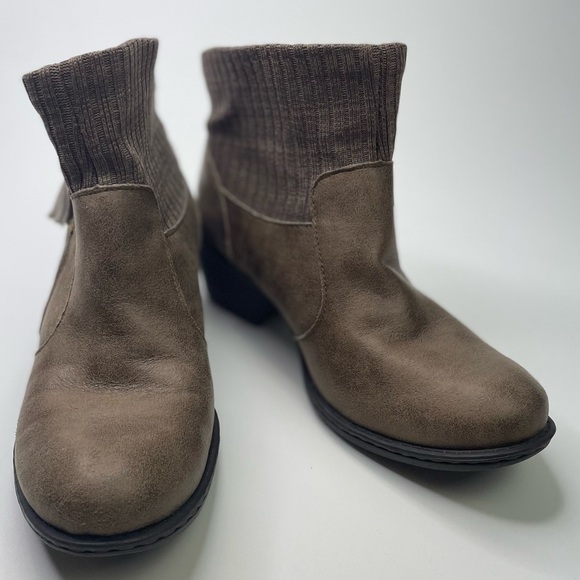 B.o.c Women’s Brown Heeled Ankle Boots - Picture 2 of 7